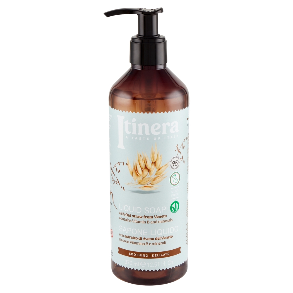 Itinera Sapone Liquido con estratto di Avena del Veneto Delicato 370 ml